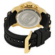 Invicta Pro Diver Chronograph Gold Dial Black Polyurethane Men's Watch 17566 - 70x70