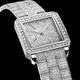 JBW Cristal Quartz Diamond Crystal Silver Dial Ladies Watch J6386C - 70x70