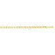 Kylie Harper Men's 14k Two-Tone Gold Diamond-cut Pave Miami Cuban Curb Chain Bracelet - 70x70