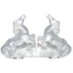 Lalique Crystal Kazak Horse Bookends 11857 - 70x70