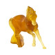 Lalique Horse Mistral Figure in Amber 10206500 - 70x70