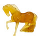 Lalique Horse Mistral Figure in Amber 10206500 - 70x70