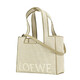 Loewe Medium Loewe Font Tote Bag - Ecru - 70x70