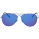 Maui Jim Mavericks Blue Hawaii Pilot Unisex Sunglasses B264-17 61 - 70x70