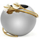 Grand bol en acier inoxydable Michael Aram Calla Lily (diamètre 10,5