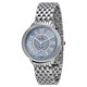 Michele Serein Blue Mother of Pearl Diamond-set Dial Stainless Steel Ladies Watch MWW212B000040 - 70x70