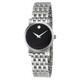 Movado Red Label Black Dial Stainless Steel Ladies Watch 0606107 - 70x70