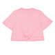 MSGM Girls Sequin Logo Cropped Cotton T-Shirt, Size 8Y - 70x70