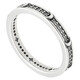 Pandora Ladies Sterling Silver Sparkling Crescent Moon Ring - 70x70