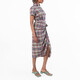 Polo Ralph Lauren Checkered Print Shirt Dress, Size 4 - 70x70