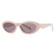 Prada Dark Purple Irregular Ladies Sunglasses PR 26ZS 25B6X1 55 - 70x70