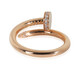 Pre-Owned Cartier Rose Gold Diamond Juste Un Clou Ring - 70x70