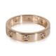 Pre-Owned Cartier Rose Gold Diamond Small Model Love Ring - 70x70