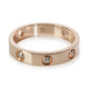 Pre-Owned Cartier Rose Gold Diamond Small Model Love Ring - 70x70