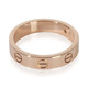 Pre-Owned Cartier Rose Gold Diamond Small Model Love Ring - 70x70