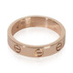 Pre-Owned Cartier Rose Gold Diamond Small Model Love Ring - 70x70