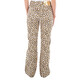 Rabanne Leopard Natural Movida Printed Flared Jeans, Brand Size 36 (US Size 4) - 70x70