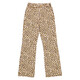 Rabanne Leopard Natural Movida Printed Flared Jeans, Brand Size 36 (US Size 4) - 70x70
