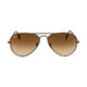 Ray Ban Aviator Gradient Light Brown Gradient Aviator Unisex Sunglasses RB3025 004/51 58 - 70x70