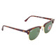 Ray Ban Clubmaster Classic Polarized Green Classic G-15 Square Unisex Sunglasses RB3016 990/58 49 - 70x70
