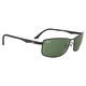 Ray Ban Green Classic Rectangular Men's Sunglasses RB3498 002/71 61 - 70x70