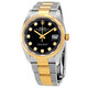 Rolex Datejust 36 Black Diamond Dial Men's Stainless Steel and 18kt Yellow Gold Oyster 126233BKDO - 70x70