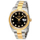 Rolex Datejust 41 Black Dial Diamond Steel and 18K Yellow Gold Oyster Men's Watch 126333BKDO - 70x70