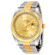 Rolex Datejust 41 Champagne Diamond Dial Steel and 18K Yellow Gold Oyster Men's Watch 12633CDO - 70x70