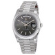 Rolex Day-Date 40 Dark Rhodium Stripe Motif Dial 18K White Gold President Automatic Men's Watch 228239RSSP - 70x70