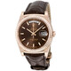 Rolex Day-Date President Chocolate Dial 18kt Everose Gold Automatic Men's Watch 118135CHSL - 70x70