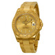 Rolex Yacht-Master Gold Dial 18K Yellow Gold Oyster Bracelet Automatic Ladies Watch 168628CSO - 70x70