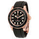 Rolex Yacht-Master Automatic Black Dial 18kt Everose Gold Black Rubber Strap Men's Watch 116655BKSRS - 70x70