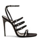 Saint Laurent Jerry Satin Sandals, Brand Size 39 ( US Size 9 ) - 70x70
