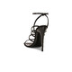Saint Laurent Jerry Satin Sandals, Brand Size 39 ( US Size 9 ) - 70x70
