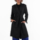 Saint Laurent Silk Trench Coat, Brand Size 40 ( US Size 8 ) - 70x70
