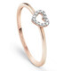 Salvini I Segni Rose Gold 0.04 CT GH Diamond Ring, Size 13 - 70x70