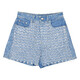 Stella Mccartney Boucle Denim Shorts, Size 25 - 70x70