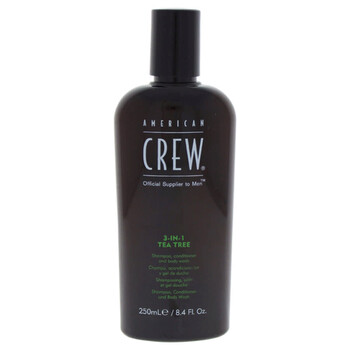 3-In-1 Tea Tree Shampoo Conditioner Body Wash by American Crew for Men - 8.4 oz Shampoo Conditioner Body Wash