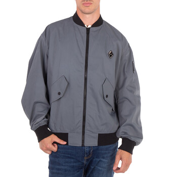 Ambush Logo-Applique Bomber Jacket, Size Small