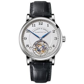 A. Lange 1815 Tourbillon Silver Dial Platinum 730.025
