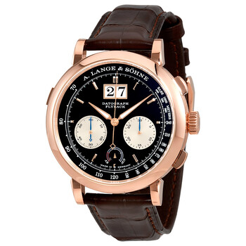 A. Lange and Sohne Datograph Up Down Black Dial 18K Pink Gold Men's Watch 405.031