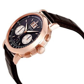 A. Lange and Sohne Datograph Up Down Black Dial 18K Pink Gold Men's Watch 405.031