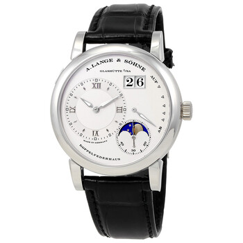 A Lange and Sohne Moonphase Silver Dial Platinum Men's Watch 109.025