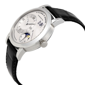 A Lange and Sohne Moonphase Silver Dial Platinum Men's Watch 109.025
