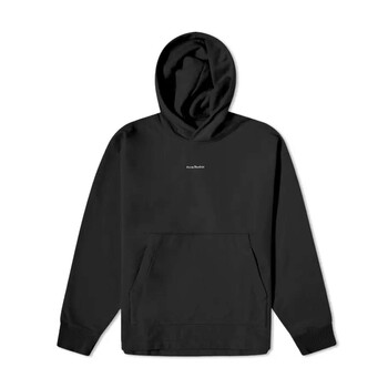 Acne Studios Cotton Franklin Stamp Hoodie, Size Large BI0182