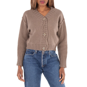 トップス 2022AW Acne Studios Wool Cardigan Camel Acne Studios Men's Korval New Cardigan in Camel Brown Acne Studios