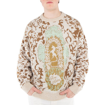 Acne Studios Intarsia-Knit Jacquard Sweater, Size Large B60311