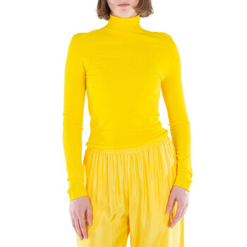 Turtleneck Long Sleeve Top A60483-BRIGHT YELLOW