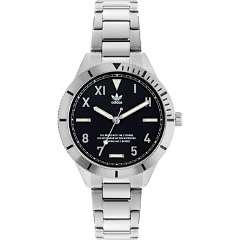 【正規】adidas コード フォー AOSY22524 ユニセックス 腕時計 Adidas Originals Style Code Four Quartz Black Dial Men's