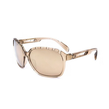 Ladies Beige Round Sunglasses SP0013-01A-4